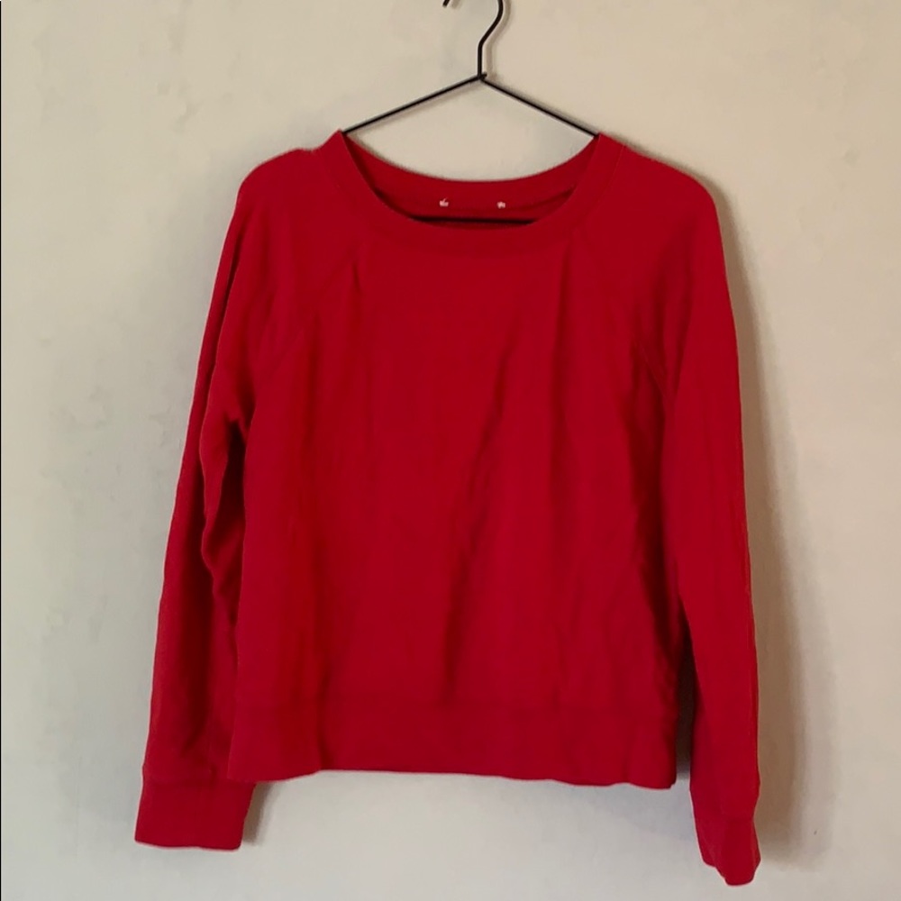 brandy melville red sweatshirt
